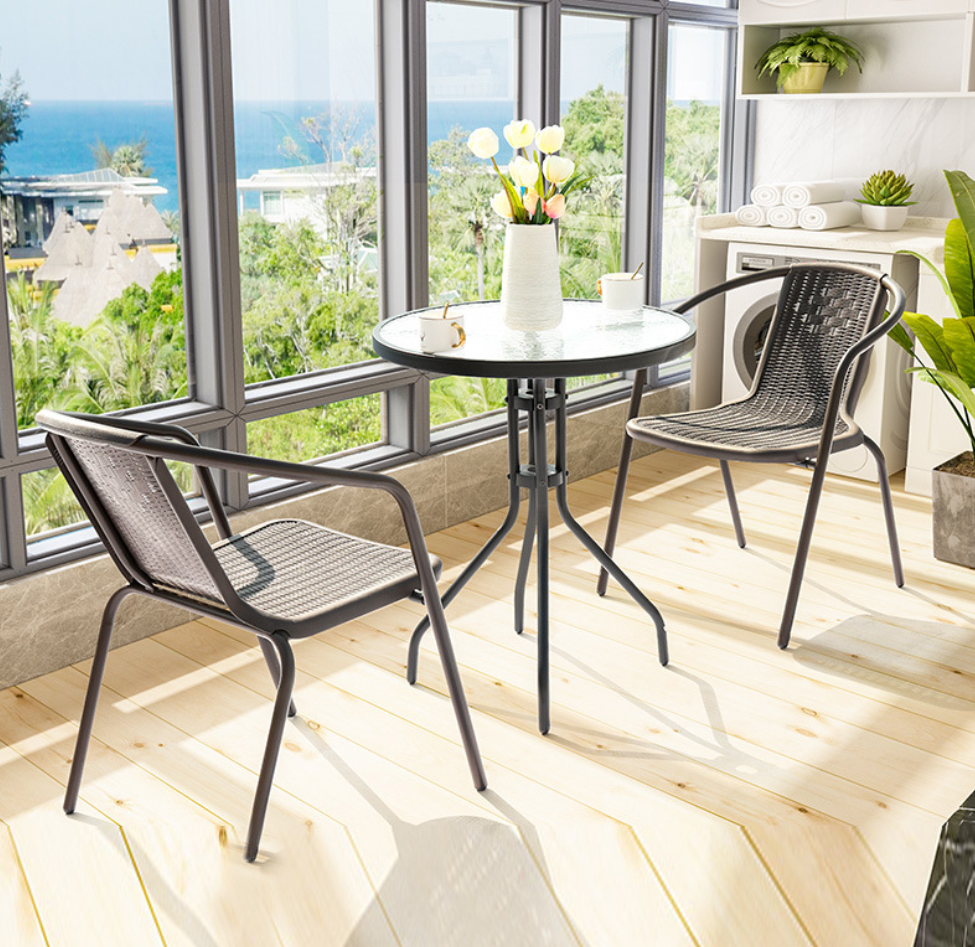 Outdoor Garden Set (1 Table + 2 Chairs)