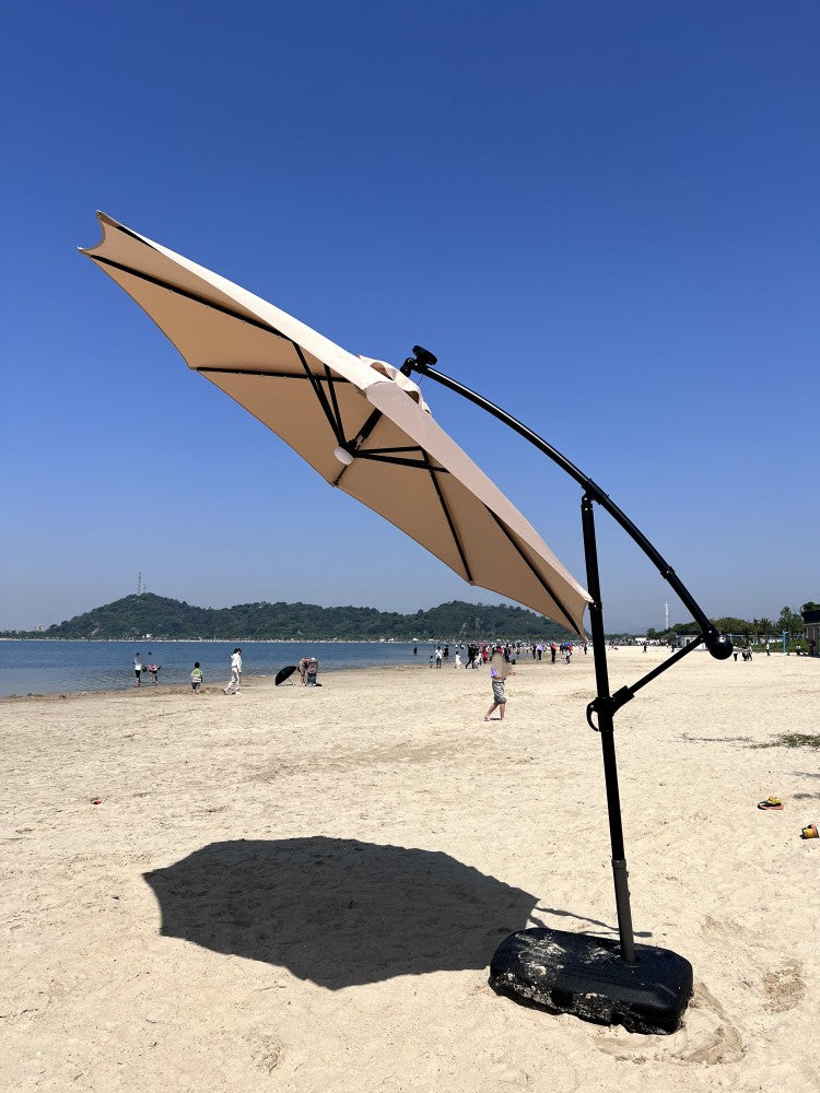 Patio/Garden Banana Umbrella Side Pole Dia 2.7m (Inl 60L Base)