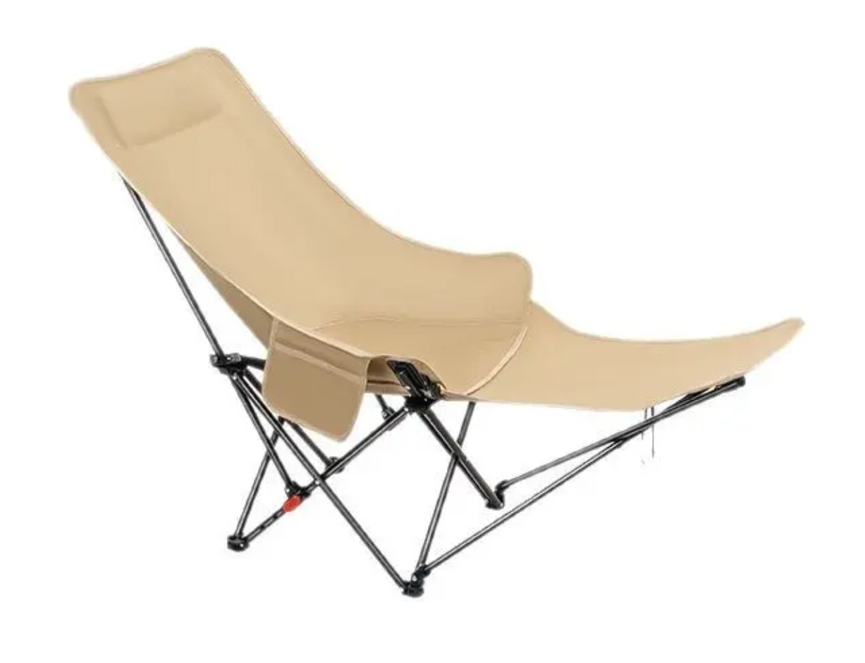 Camping/Beach/Picnic Folding Chair with Footrest (Inl Carrying Case)