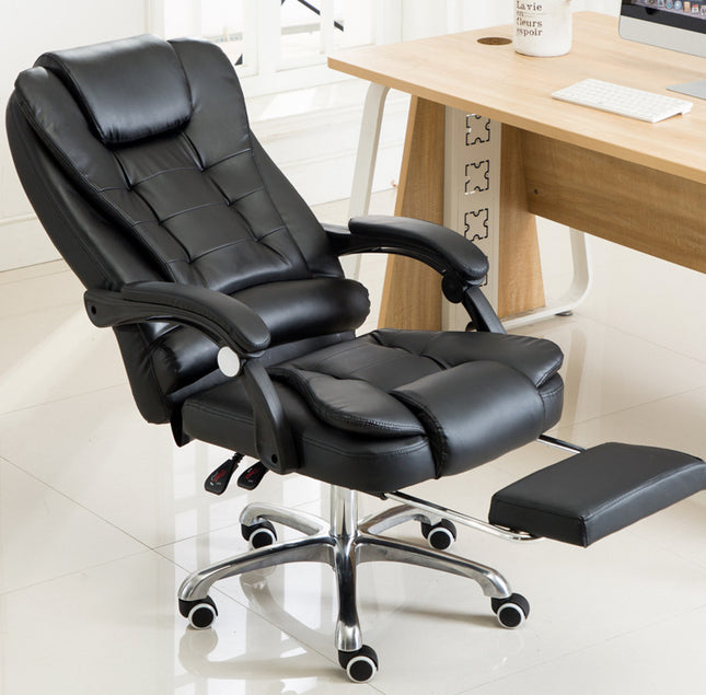 Luxury Office Chair with Massage &amp; Footrest