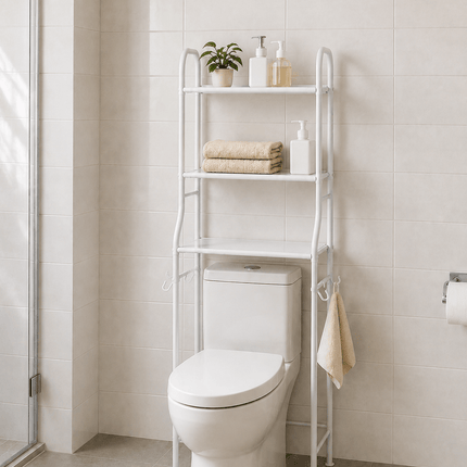 Toilet Storage Rack Floor Standing Bathroom Space Saver
