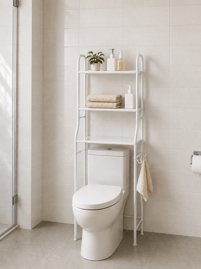 Toilet Storage Rack Floor Standing Bathroom Space Saver