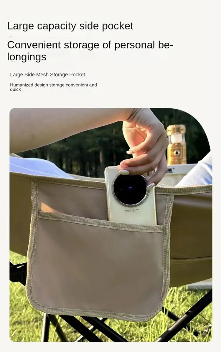 Camping/Beach/Picnic Folding Chair with Footrest (Inl Carrying Case)