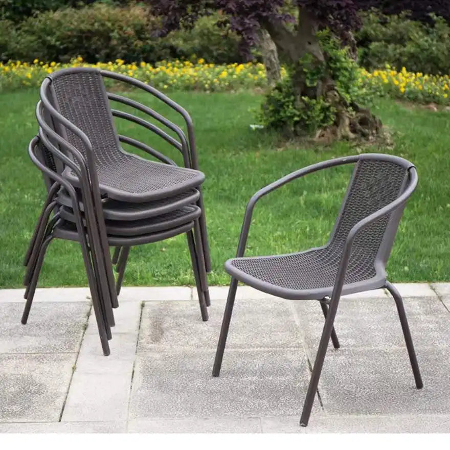 Outdoor Patio/Garden Ratten Chair Stackable