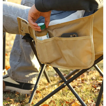 High Back Camping/Beach/Picnic Folding Chair (Inl Carrying Case)