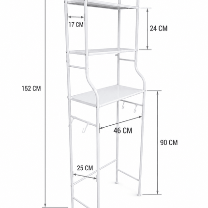 Toilet Storage Rack Floor Standing Bathroom Space Saver