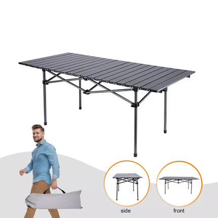 Camping/Beach/Picnic Lightweight Folding Table (Inl Carrying Case)