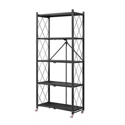 Movable Storage Folding Rack 5 Layers