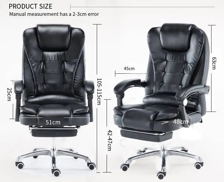 Luxury Office Chair with Footrest