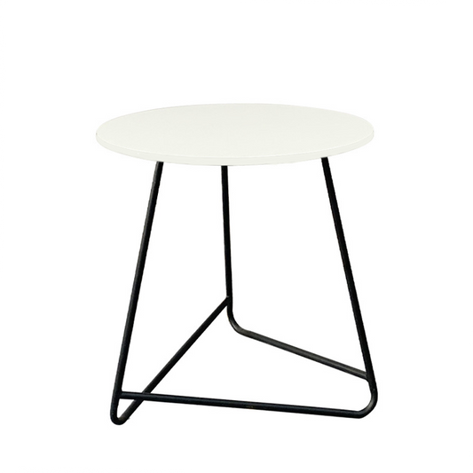 Nordic Simple Round Metal Legs Coffee Table for Living Room