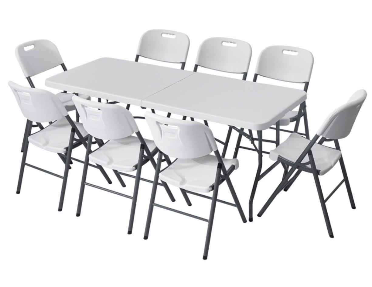 Outdoor 1.8m Portable Folding Heavy Duty Catering Table