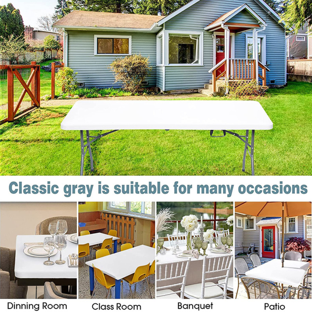 Outdoor 1.8m Portable Folding Heavy Duty Catering Table