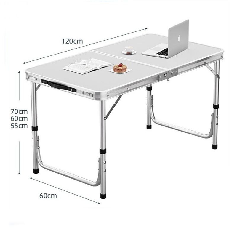 Outdoor Portable Foldable Aluminium Table (Height Adjustable)