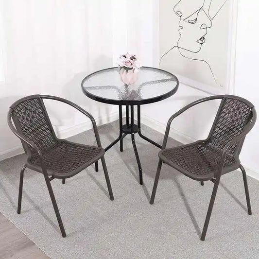 Outdoor Garden Set (1 Table + 2 Chairs)