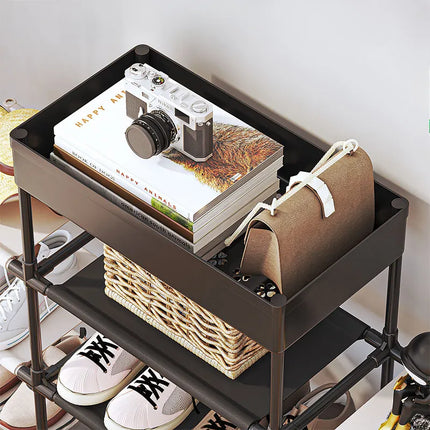 Simple Metal Storage Shoe Rack Space-Saving