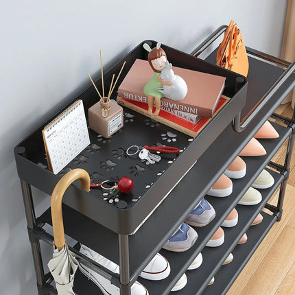 Metal Economy Shoes Storage Shelf Rack