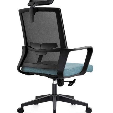 Full Mesh High Back Office Chair - Black & Blue