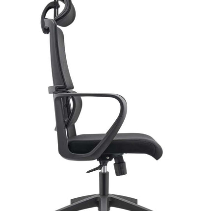 Ergonomic Office Chair with Lumbar Support - Black