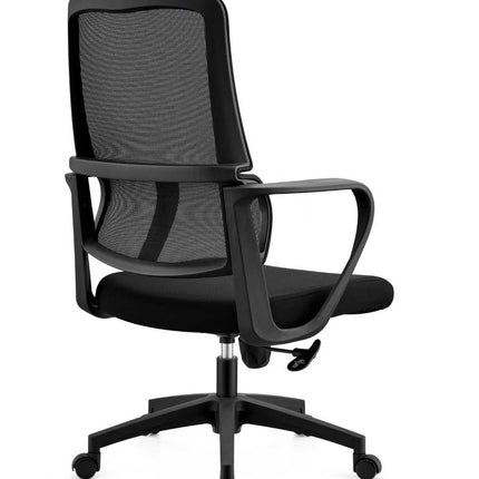 Ergonomic High Back Office Chair with Lumbar Support - Black