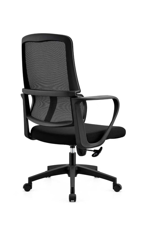 Ergonomic High Back Office Chair with Lumbar Support - Gray