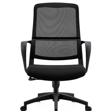 Ergonomic High Back Office Chair with Lumbar Support - Black