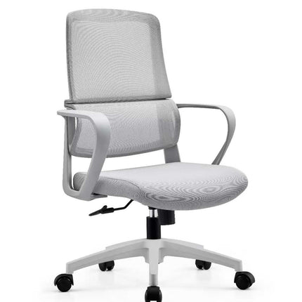 Ergonomic High Back Office Chair with Lumbar Support - Gray