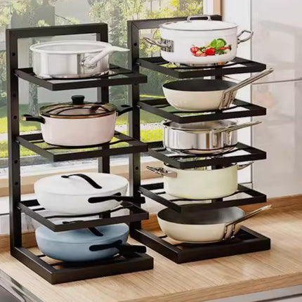 Kitchen Pot Rack Under Sink 4 Layers
