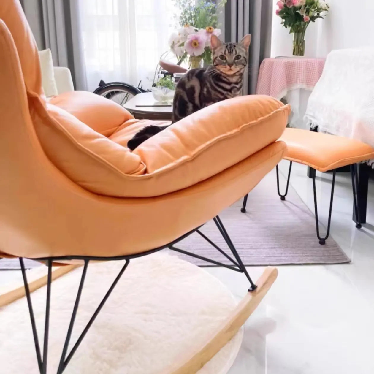 Luxury Sofa Rocking Chair for Living Room/Bedroom/Lounge