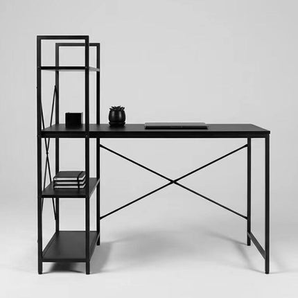 black-computer-desk-storage-shelves-