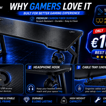 AstraGear Gaming Desk