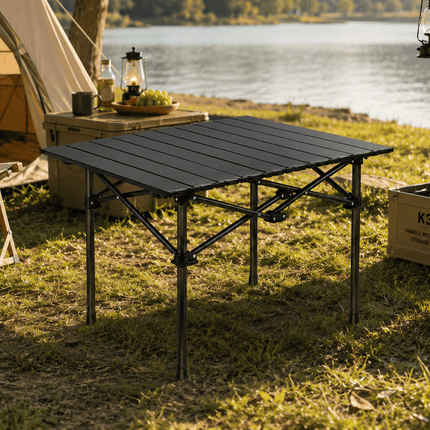 Portable Folding Camping Table with Carrying Case