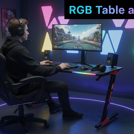 RGB Table and Chair Gaming Room