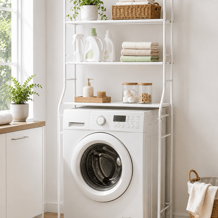 Over Washing Machine Storage Rack – Multi-Tier Laundry Organizer