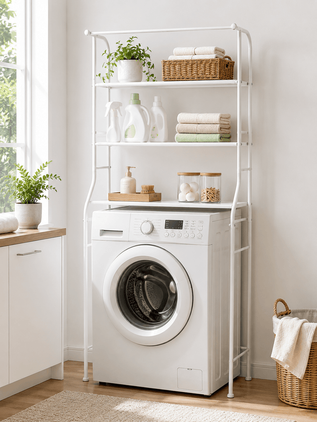 Over Washing Machine Storage Rack – Multi-Tier Laundry Organizer